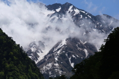 雲かかる