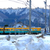 かぼちゃ君～雪を行く~♪