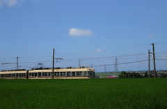 小高いところを走り山に向かいます～♪