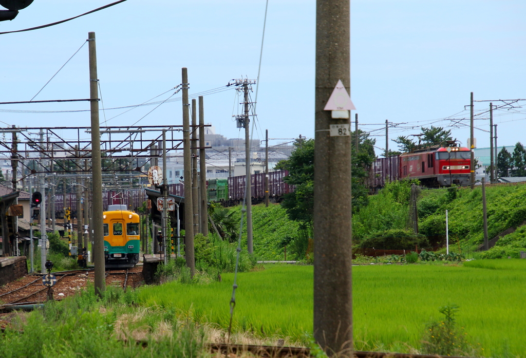 電柱が邪魔だけど・・・見えないことにして！