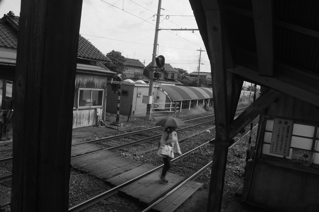 もうすぐ電車が来る