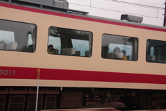 車窓から見れる剣岳