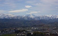 立山連峰が一望に