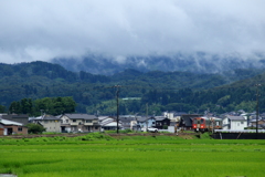 雨雲が追いかけてくる・・・
