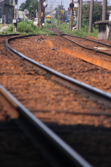 線路が好きな鉄子
