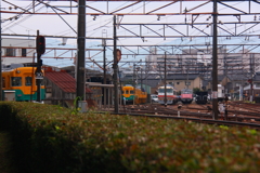 電車の集まる場所