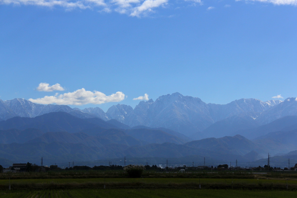 大いなる立山連峰に抱かれて