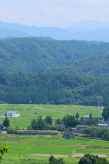 山間の走行
