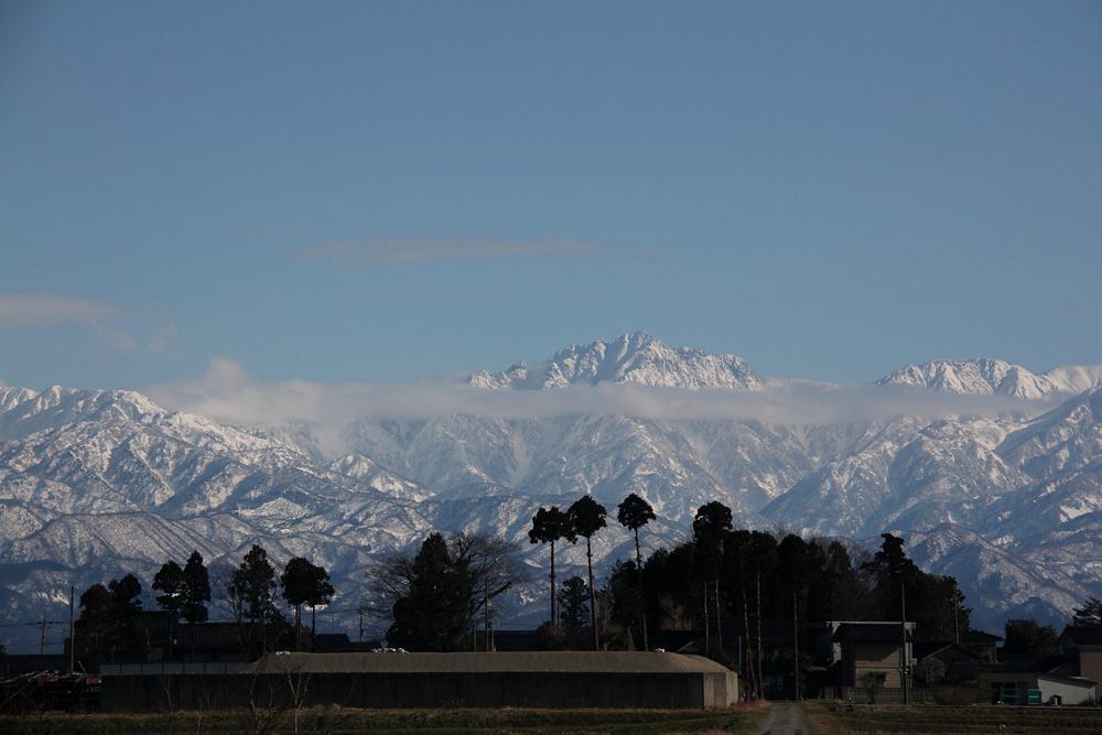 立山連峰冬景色