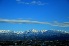 冬の立山連峰
