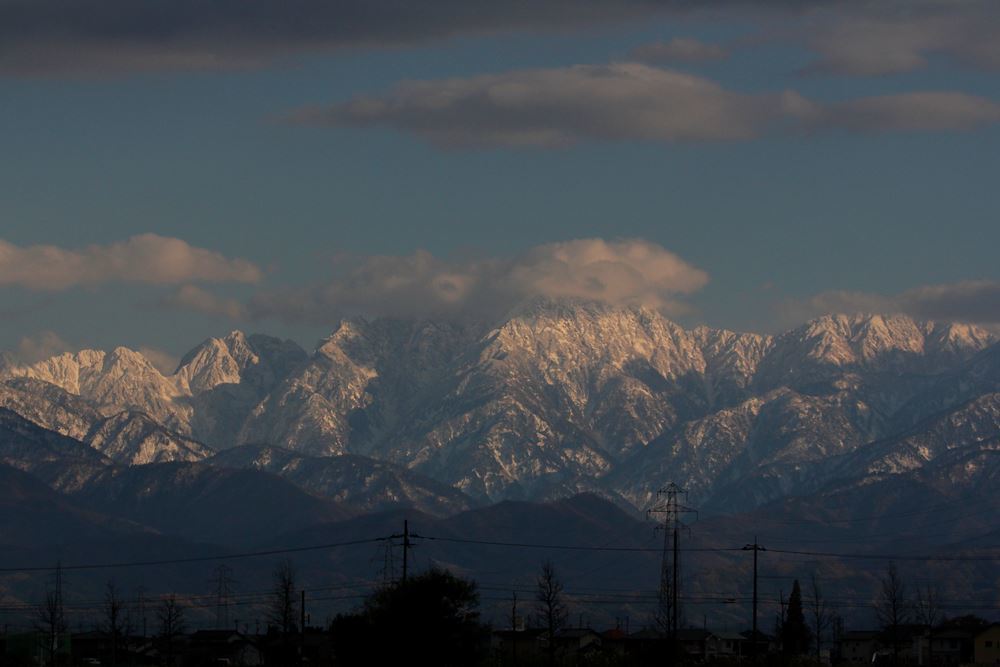 11月30日立山連峰
