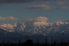 11月30日立山連峰