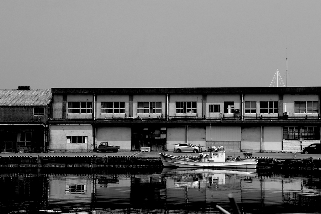 水鏡（漁港）