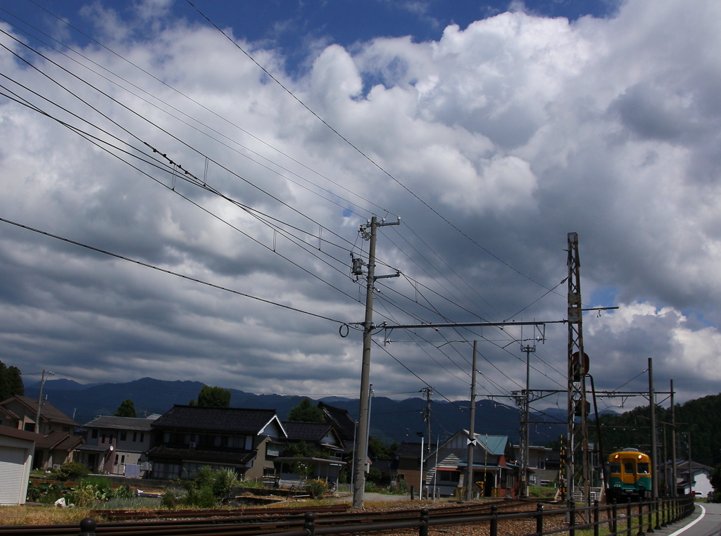 雲が追いかけてくる