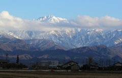 立山連峰に抱かれて