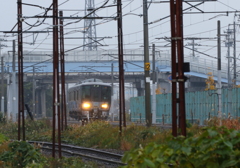 雨の日のヘッドライト