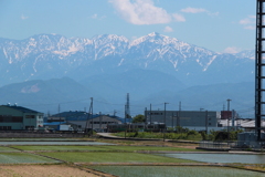 どこへいっても立山連峰