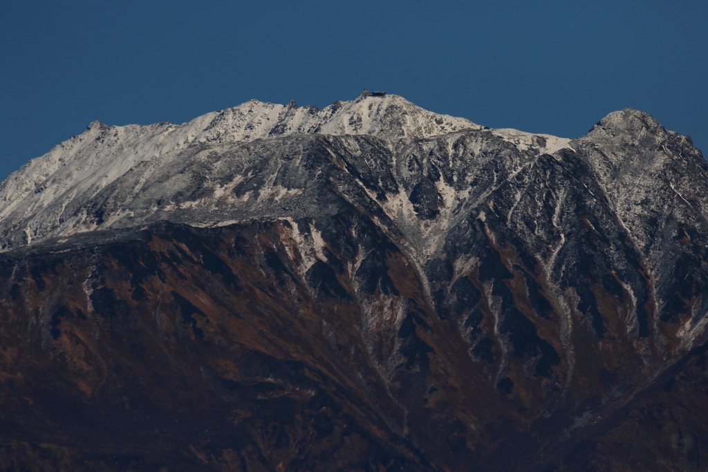 山は雪