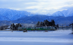 雪煙をあげて・・・走る~♪