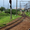 かぼちゃ君の来る線路は右か左か？どちらでしょう？