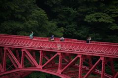 絶景を見る人々