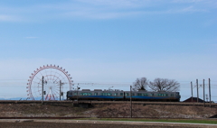 観覧車と電車君