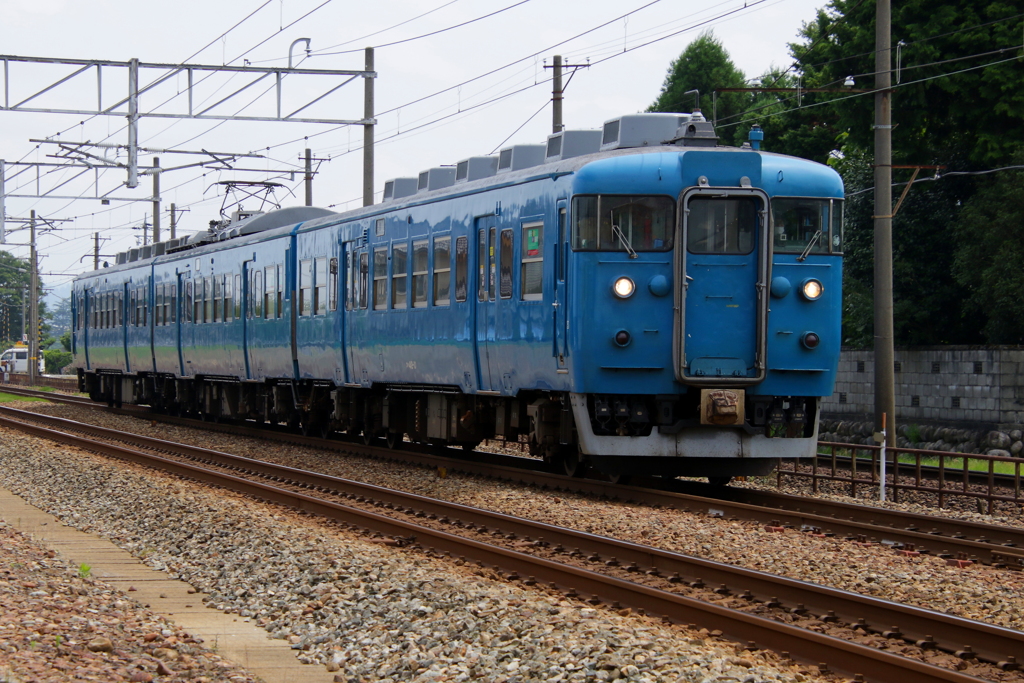 ブルーな電車君