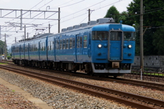ブルーな電車君