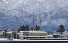 雪を走る