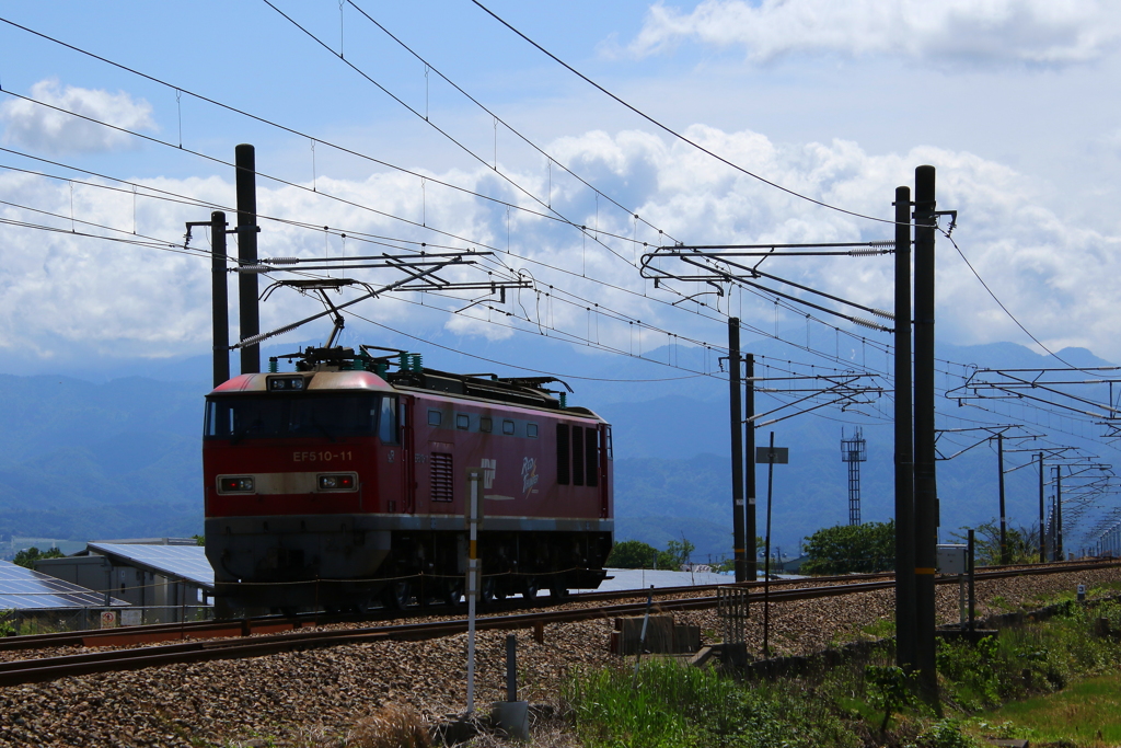 レッドサンダー君は貨物を取りに向かうのかな？