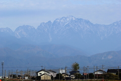 剣岳をバックに愛の風～