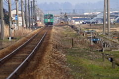 遠ざかるテールランプ