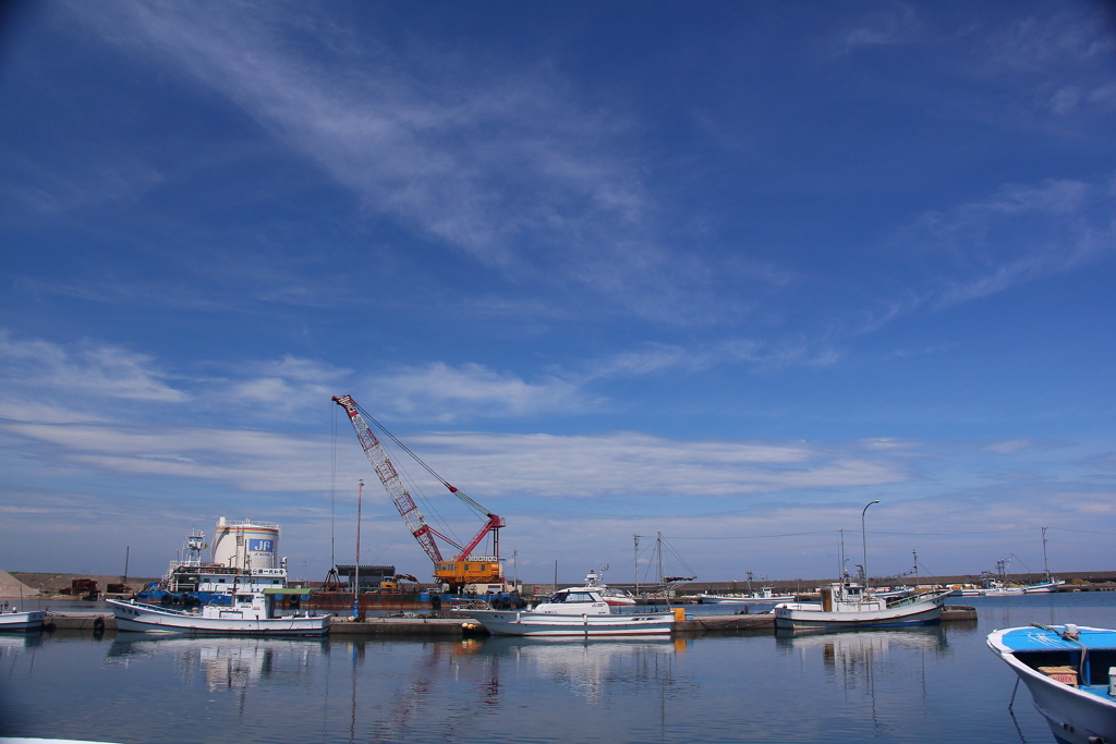 青い空と青い海