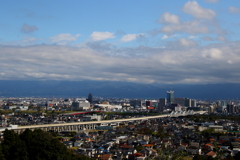 富山市内　（展望台より）