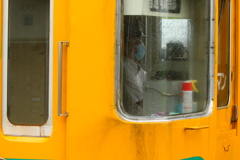マスクマン・・・雨の日の運転