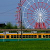 観覧車とカボチャ君～♪