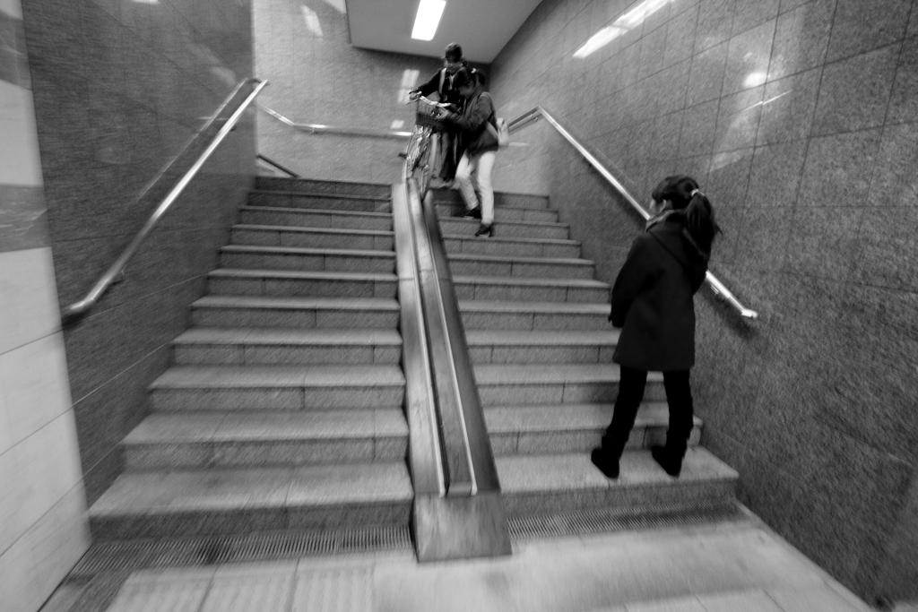 ゆっくりね、気を付けて！