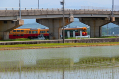 橋のトンネルだよ～ダブルデッカー君！