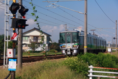 まるでロボット顔だね。