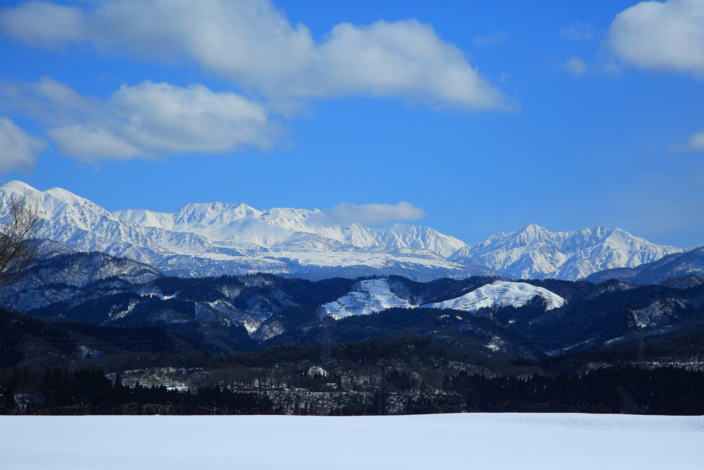 雪景色・・・山々