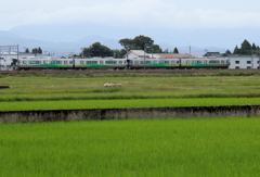 グリーン♪　あいの風とやま鉄道