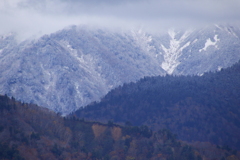 移り変わる山々