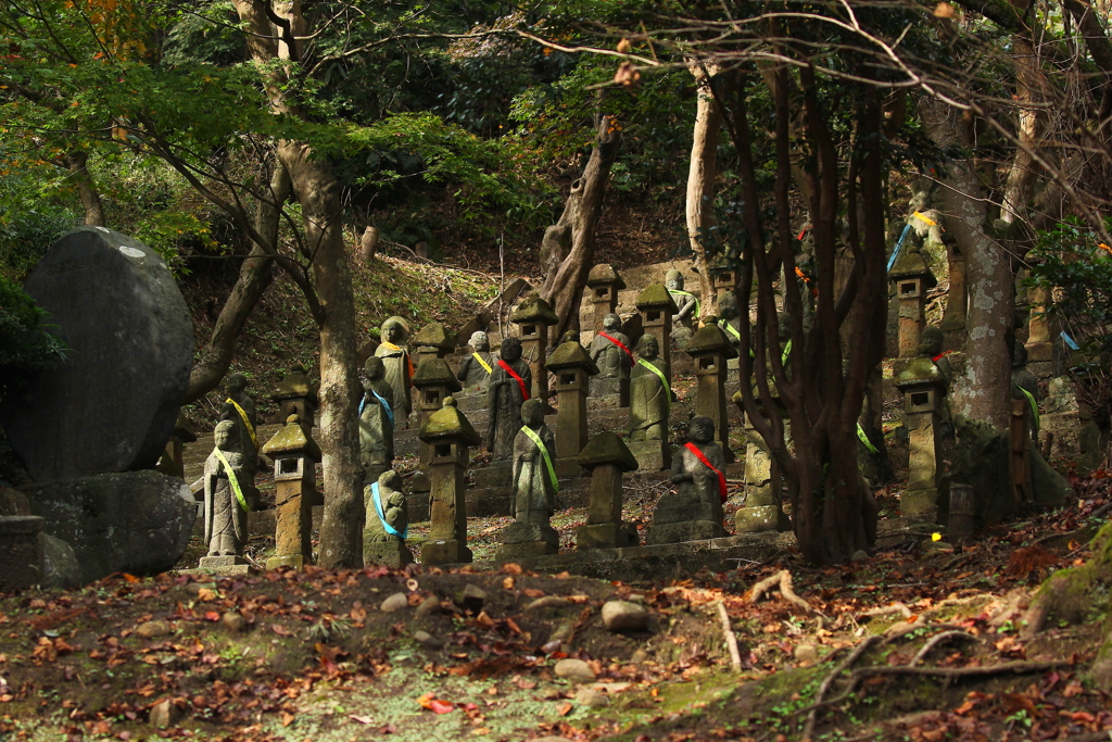 羅漢さんと去りゆく秋