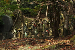 羅漢さんと去りゆく秋