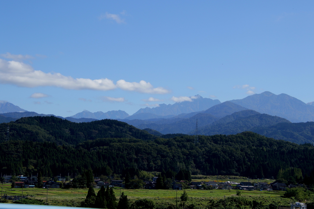 遠く~♪　山々を見渡せば・・・