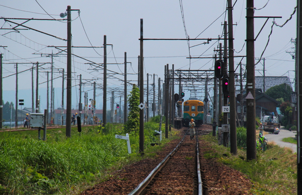 働く人々（保全整備）