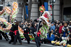 大丸北側道路　美龍