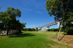 瀬戸大橋にて