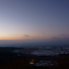 阿蘇の夜明け（久住山麓より）