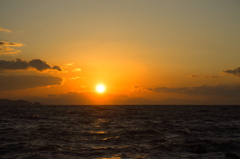 Orange sky